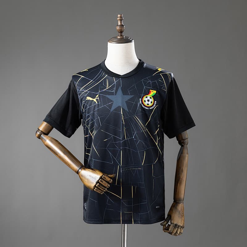Camisa Gana — Estrelas Negras — camisa da seleção Gana